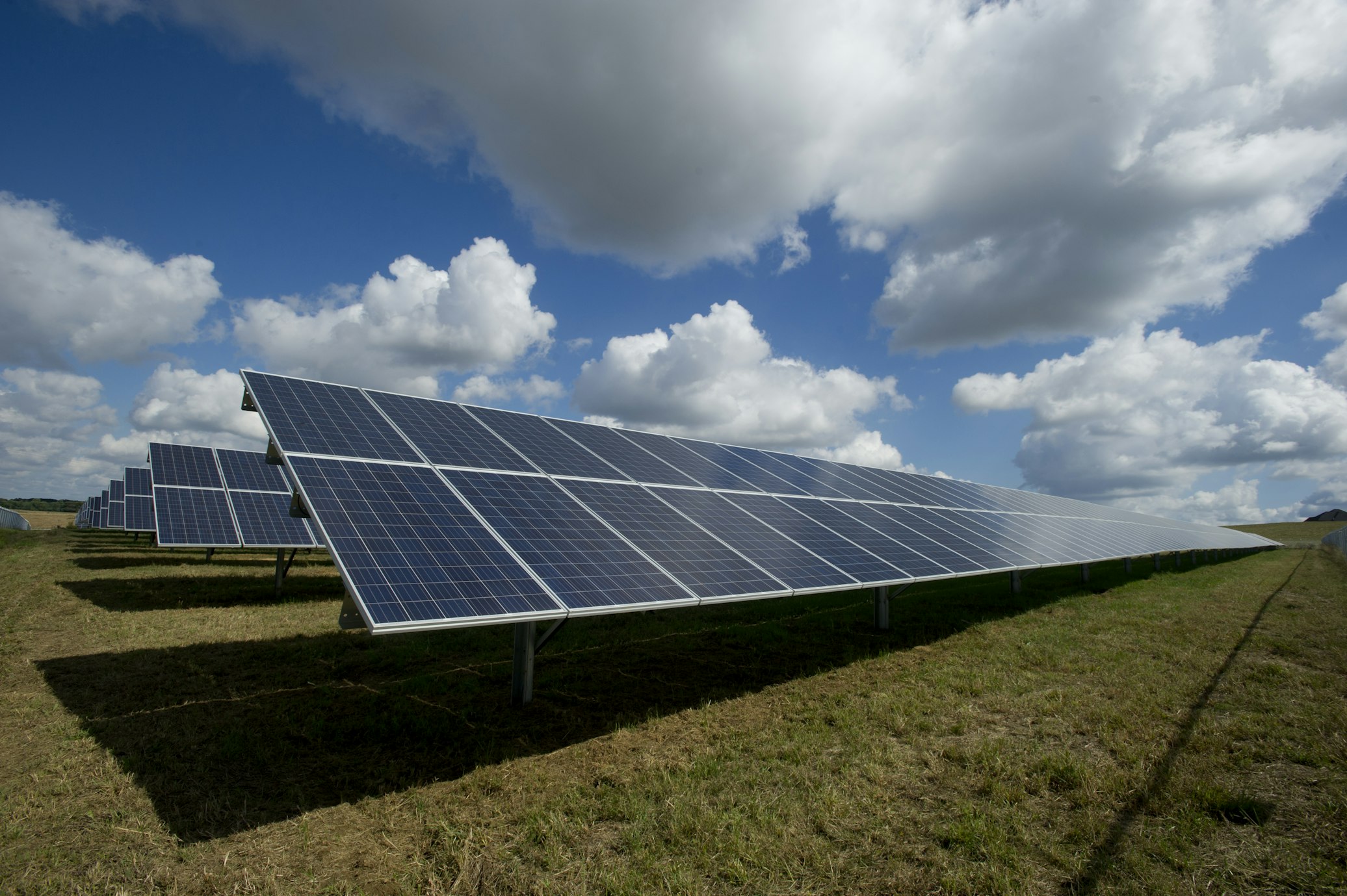 Off-grid solar farm installation